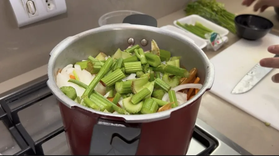 Preparo de caldo