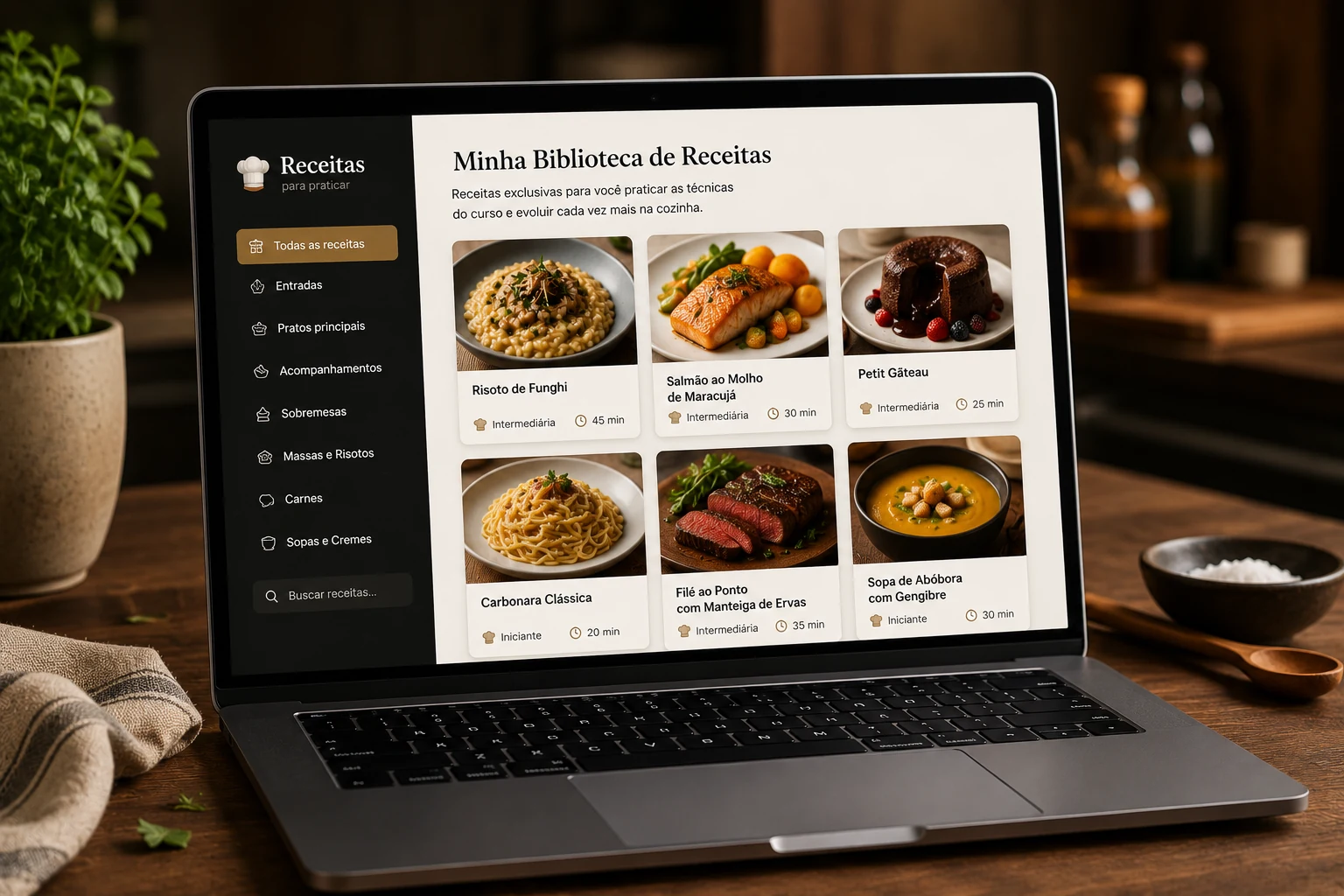 Receitas para Praticar